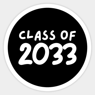 class of 2033 Sticker